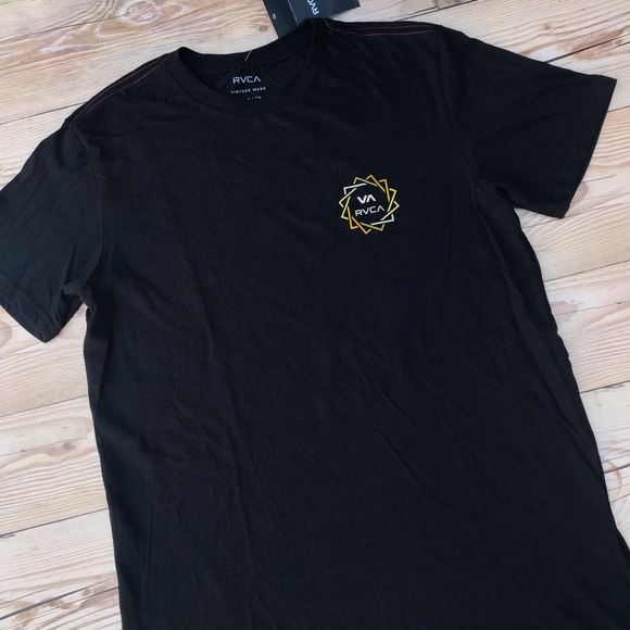 RVCA Black Cotton Tee - Picture 6 of 13